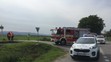 Nehoda na trati medzi obcami Tuchyňa a Pruské.