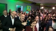 Richard Sulík vo volebnej centrále počas prvých výsledkov parlamentných volieb (29.2.2020)