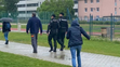 Polícia na škole v bratislavskom Ružinove.