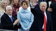 Prvá dáma USA Melania Trumpová počas inaugurácie manžela Donalda.