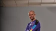 Brankár Ján Mucha v novom reprezentančnom drese pre vonkajšie zápasy.