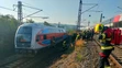 Zrážka vlakov v Prahe.