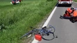 Opitého cyklistu zachytilo auto.