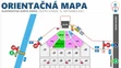 Orientačná mapa pre omšu pri bazilike v Šaštíne.