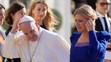 Pápež František a prezidentka Zuzana Čaputová.