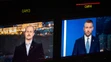 Lídri politických strán v predvolebnej debate na TV Markíza.