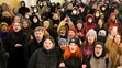 Protivojnové protesty v Moskve.