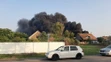 Požiar skladu v Palárikove.