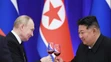 Ruský prezident Vladimir Putin a severokórejský vodca Kim Čong-un na snímke z januára 2024. 