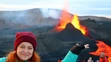 Slovenka Lucia na Islande.