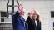 Nemecký prezident Frank-Walter Steinmeier víta slovenskú prezidentku Zuzanu Čaputovú v rámci jej návštevy Nemecka