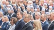 Prezidentka SR Zuzana Čaputová, predseda NRSR Boris Kollár a premiér SR Eduard Heger.