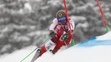 Alpský lyžiar Henrik Kristoffersen v obrovskom slalome v Bansku.