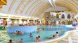 Pohľad do bazéna THERMAL CORVINUS vo Veľkom Mederi.