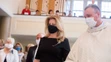 Prezidentka Zuzana Čaputová na omši v Kostole sv. Margity pri príležitosti sviatku sv. Cyrila a Metoda.