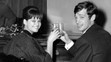 Talianska herečka Claudia Cardinale a francúzsky herec Jean-Paul Belmondo