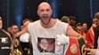 Tyson Fury po zisku titulu svetového šampióna.