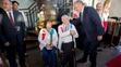 Na snímke prezident Andrej Kiska a český prezident Miloš Zeman s manželkou.