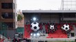 Skúška svetiel pódia novej futbalovej arény City Arena – Štadióna Antona Malatinského.