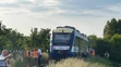 Vo Veľkom Mederi sa zrazil kamión s vlakom.