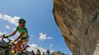 Peter Sagan počas zjazdu v 17. etape.