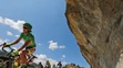 Peter Sagan počas zjazdu v 17. etape.