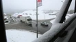 Sneženie na horskom priechode Donovaly