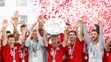 Bayern Mníchov oslavuje nemecký titul.