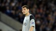 Gólman FC Porto Iker Casillas počas duelu LM na pôde Leicesteru City.