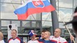 Na snímke slovenskí fanúšikovia pred začiatkom zápasu Slovensko - USA..jpg