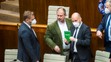 Juraj Krúpa, Marian Kotleba a minister obrany Jaroslav Naď.