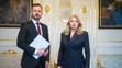 Eduard Heger a Zuzana Čaputová.