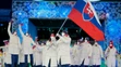 Výprava Slovenska na otváracom ceremoniáli ZOH 2022.