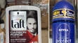 Gél na vlasy Testanera Taft a antiperspirant Nivea.