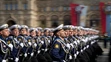 Nácvik vojenskej prehliadky ku Dňu víťazstva nad fašizmom, ktorá sa uskutoční 9. mája v Moskve.