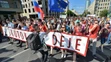 Druhý protestu proti korupcii v Bratislave, ktorý opäť zorganizovali študenti.