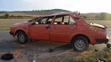 Auto sa prevrátilo na strechu a vrátilo sa na cestu