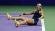 Dominika Cibulková po víťaznom fifttíne.