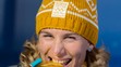 Anastasia Kuzminová získala v Pjongčangu zlatú medailu.