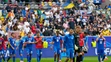 Slovenskí futbalisti po prehre s Ukrajinou