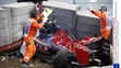 Carlos Sainz havaroval na tréningu.