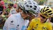 Nairo Quintana a Chris Froome pred štartom 17. etapy Tour de France.