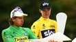 Peter Sagan a Chris Froome