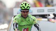 Peter Sagan sa teší 24. marca 2013 z výhry po sólovom úniku na klasických pretekoch Gent-Wevelgem.