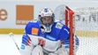 Brankár Slovenska Marek Čiliak v prípravnom zápase pred MS 2018 proti Francúzsku.