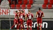Hráči MFK Banská Bystrica sa tešia po góle v zápase 8. kola Fortuna ligy.