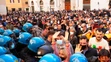 Protest v Taliansku.