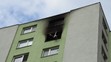 Interiér vyhoreného bytu v Rači.