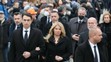 Prezidentka SR Zuzana Čaputová s partnerom na poslednej rozlúčke Mekyho Žbirku