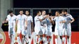 Hráči Rijeky oslavujú gól v zápase EL proti AEK Atény.